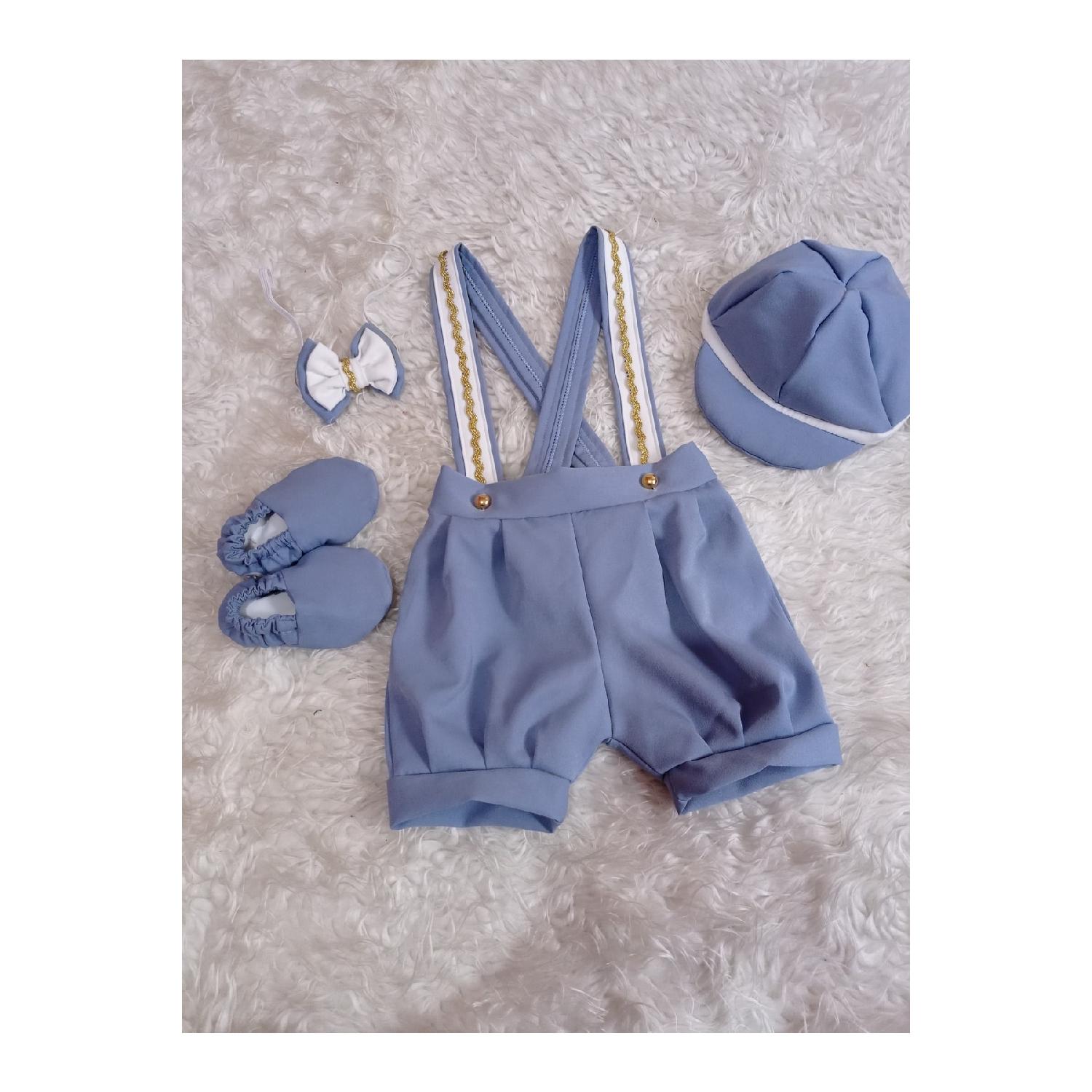 

Birthday Concept Blue Salopet Set
