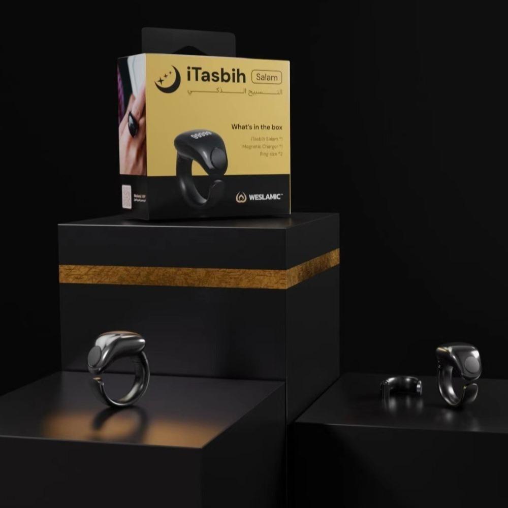 Adjustable Tasbih Counter Zikr Rings Waterproof Digital Counter Fashion Tasbih Zikr Smart Ring