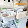 Newcomer Exclusive: Bedside Hanging Basket - No-Punch Upper Bunk Storage with 0.1 Free Shipping!
