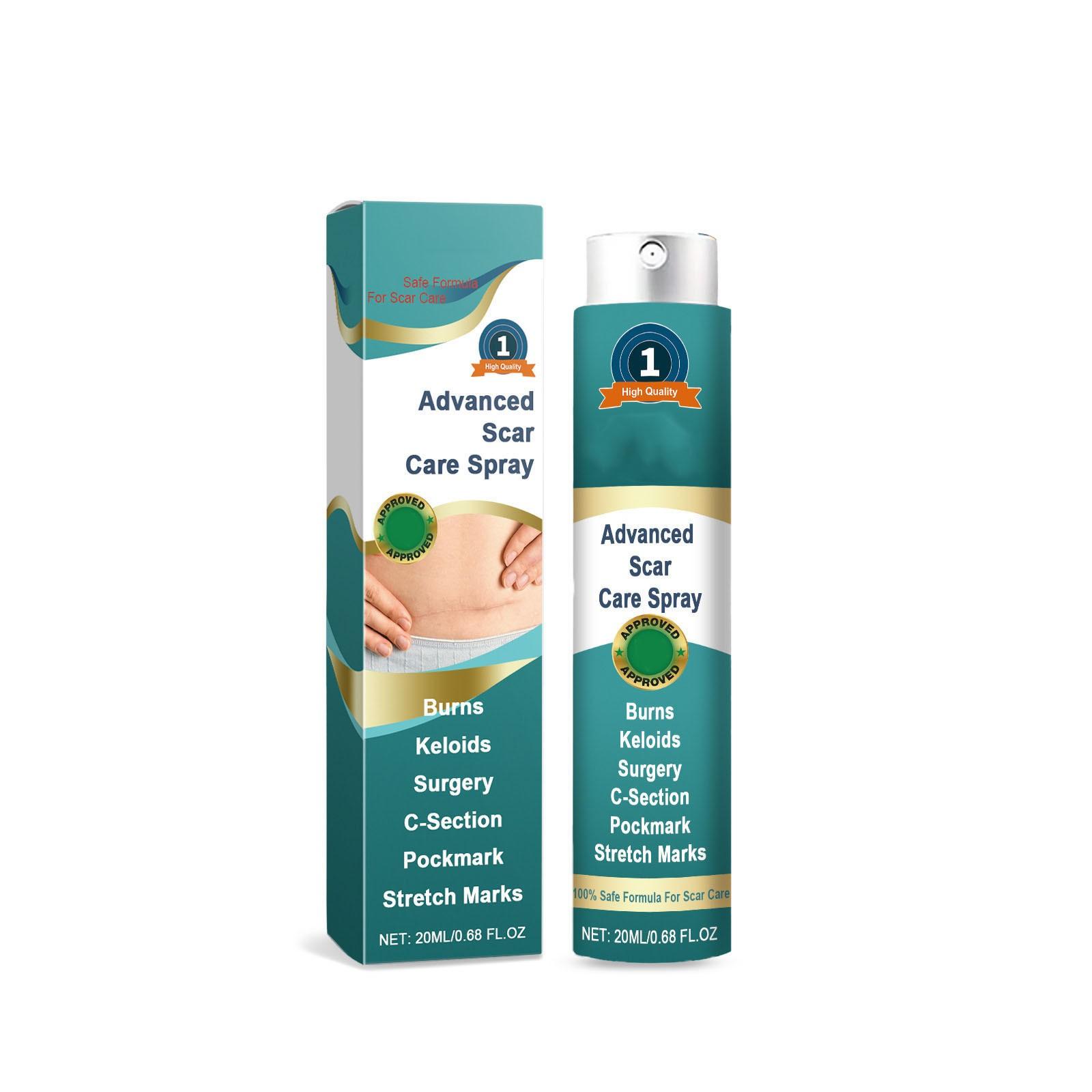 

Спрей для удаления шрамов для беременных женщин, спрей для уменьшения растяжек, уход за кожей, спрей от шрамов от травм, операций, ожогов, растяжек 20 мл One Size