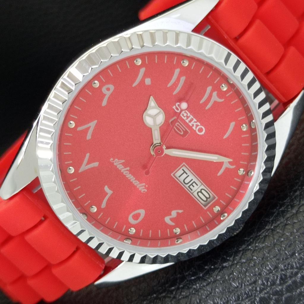 

VINTAGE REFURBISHED SEIKO 5 AUTOMATIC 6309A JAPAN MENS ARABIC WATCH a441472-5 Sk-a441472
