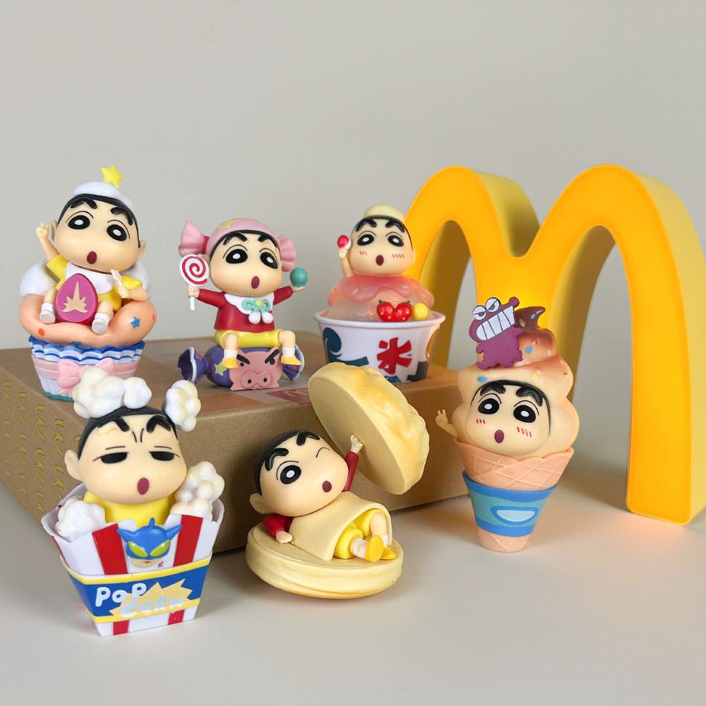 Crayon Chan Shin Dessert Action Figures Model Toy Doll Decoration Kids Gift
