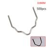 0.8mm Hot Stapler Staple 500Pcs Plastic Welder Repair Kit Brand New