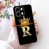 For OPPO A6s CPH2789 2026 Fashion Crown Letter Phone Case For Oppo A6S 5G Soft Silicone TPU Cases
