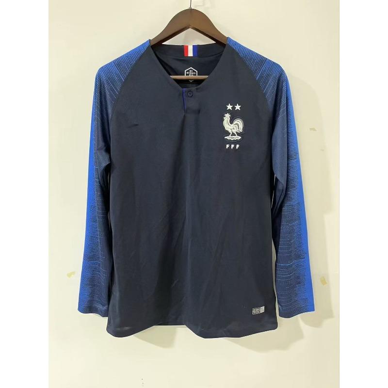 Source Direct Supply Retro Long-sleeved Jersey Real Madrid Barcelona Manchester United Juventus Liverpool Embroidery Sports Ball