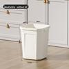 Extra Large Household Trash Bin with Lid for Kitchen, Bathroom, Hotel, or Outdoor Use