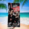 Classic Film S-Scarface Bath Towel Microfiber Soft Water Absorbing Breathable For Girl Kids Decorative Cartoon Beach Towel