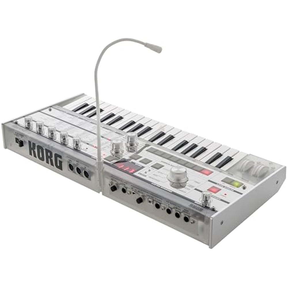 KORG KORG Analog Modeling Synthesizer, MicroKorg Crystal 20th Anniversary Model Vocoder, Battery ...