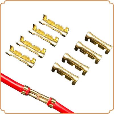 100/200 Stück Doppelsteckverbinder-Klemmen 453 U-Typ 0,3-1,5 mm² Lasche Kaltsteckverbinder-Klemmen Druckknopf-Schnellverbindungs-Klemme