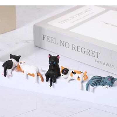 Decoración del Hogar Lindo Regalos de Escritorio Dibujos Animados Simulación Borde Colgante Gato Adornos Consola Central Coche Decoración Accesorios Coche