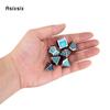7 Pcs Golden Green Standard Metal Dice Solid Metal Polyhedral Dice Set Suitable for Role-Playing RPG  Board Game Card Game