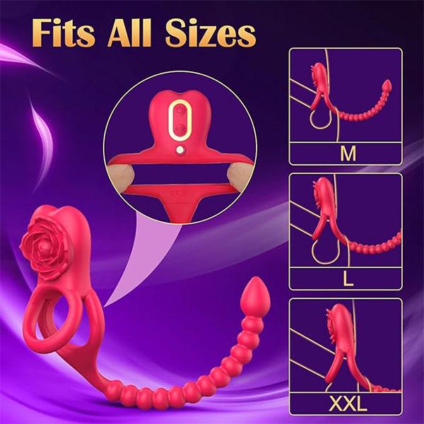 Vibrating Penis Ring, Cock Ring Remote Control G Spot Vibrator Prostate Massager 10 Vibration Modes Stimulator Sex Toys for Men Women