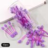 50pcs Eye Shadow Sponge Applicators Disposable Double Tip Eyeliner Brush Set Soft Material for Festival and Travel