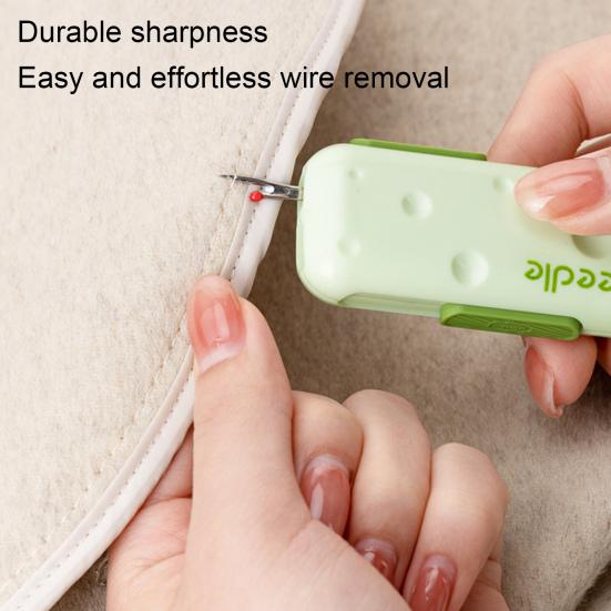 

Yousheng 3-In-1 Needle Threader Seam Remover Needle Storage Box Hand Sewing Embroidery Cross Stitch Needle Threading Thread Removal Tools жёлтый