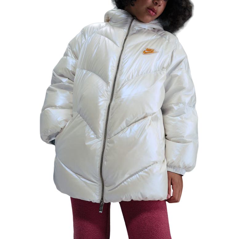 Nike Kids Down Jackets Hooded Non Detachable Moderate IQ9828-133 S