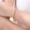 Prjewel Waterproof Luxury Bangles Round Zircon for Women Stainless Steel Wrist Brackets Hand Jewelry Mother's Day Gift