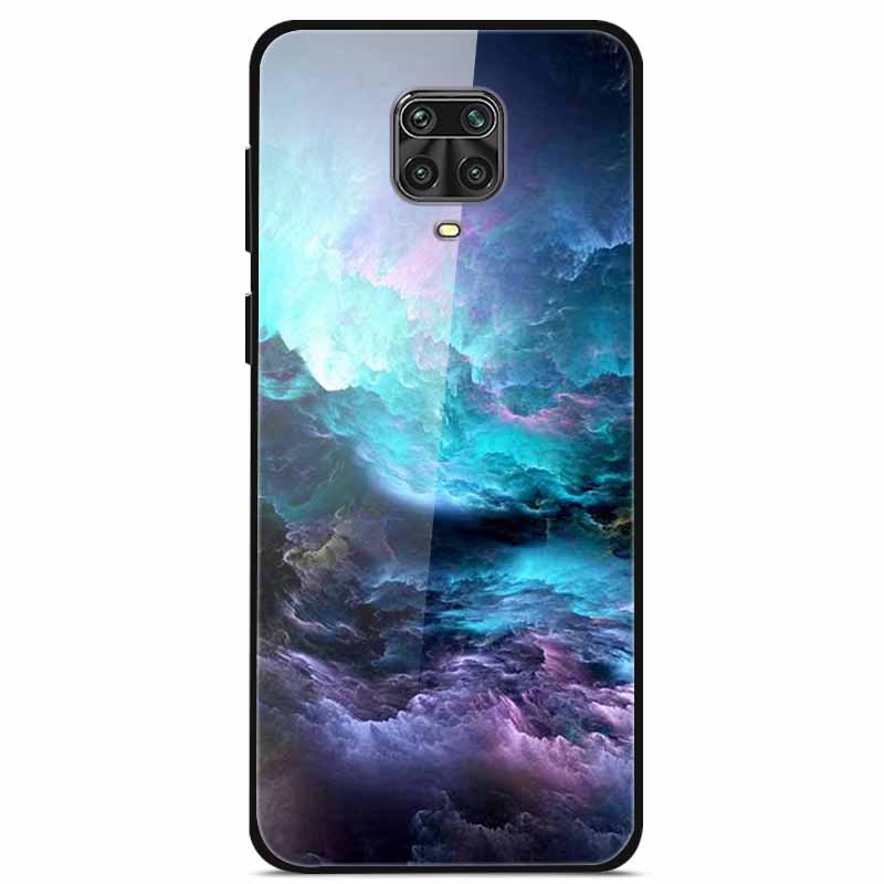 For Xiaomi Redmi Note 9 Pro Case Tempered Glass Hard Phone Back Cover for Redmi Note 9S 9 S Cases Hongmi Note9S Note9 9Pro Coque