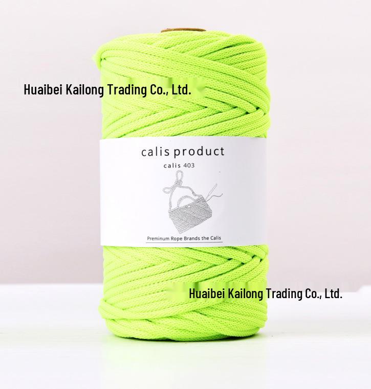 4mm Cotton-Polyester Crochet Cord for DIY Hand-Knitted Bags and Weaving