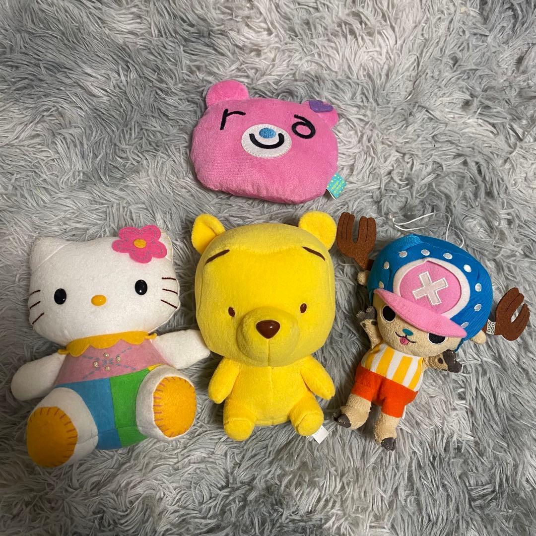 character stuffed toy set