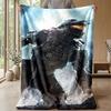 Haaland Theme blanket Soft Flannel Blanket Plush Throw Blanket Cozy Sofa Bed Blanket for Home Decor