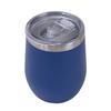 Stainless Steel Wine Cup with Leak-Proof Lid Hot Cold Drinks Portable Travel Cup Anti-Slip Design Insulated Thermal Mug