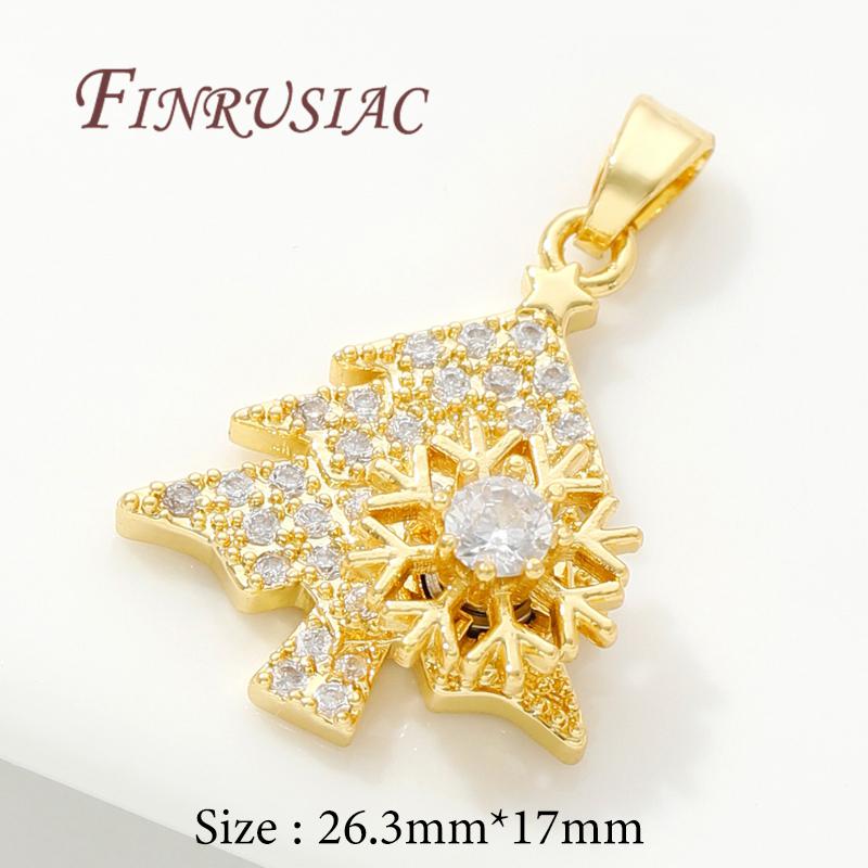 18K Real Gold Plated Crystal Charms For Jewelry Making,Trendy Jewellery Charms Accessories,Pendant For Needlework