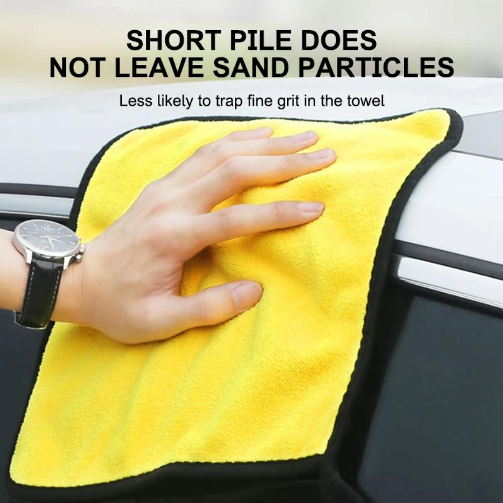 Super Absorbent Microfiber Car Towel, Large Quick-Dry Car Cleaning Cloth for Detailing and Drying