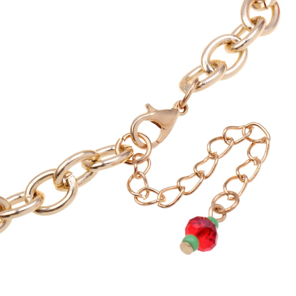New Santa Claus Bracelet Alloy Dripping Oil Christmas Tree Elk Bracelet Gift