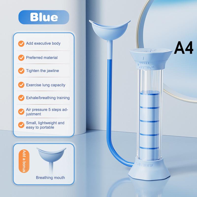 

Регулируемый тренажер с гантелями для диафрагмального дыхания для силы кора, тонизирования лица, расширитель объема легких