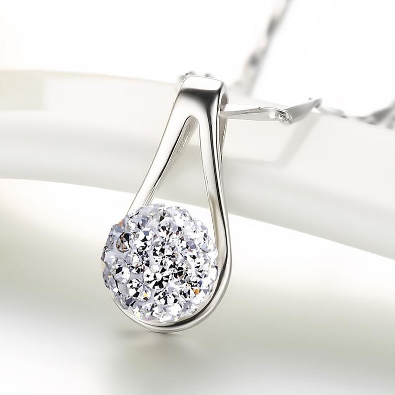 925 sterling silver fashion simple Shambhala zircon auspicious ful pendant necklace birthday party anniversary gift