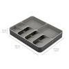 Joseph Joseph Cutlery Case, Tray, Storage, Drawer Organizer (Authentic) 85166, Gray