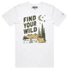 VOICEART Find Your Wild Camping Graphic T-Shirt for Outdoor Adventures