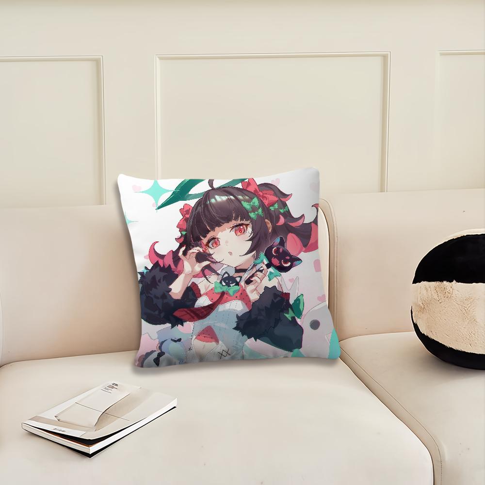Game Zenless Zone Zero Nangong Yu cushion cover Pillow Cover Decoration Room Home Sofa living Office Car Nordic Simplicity
