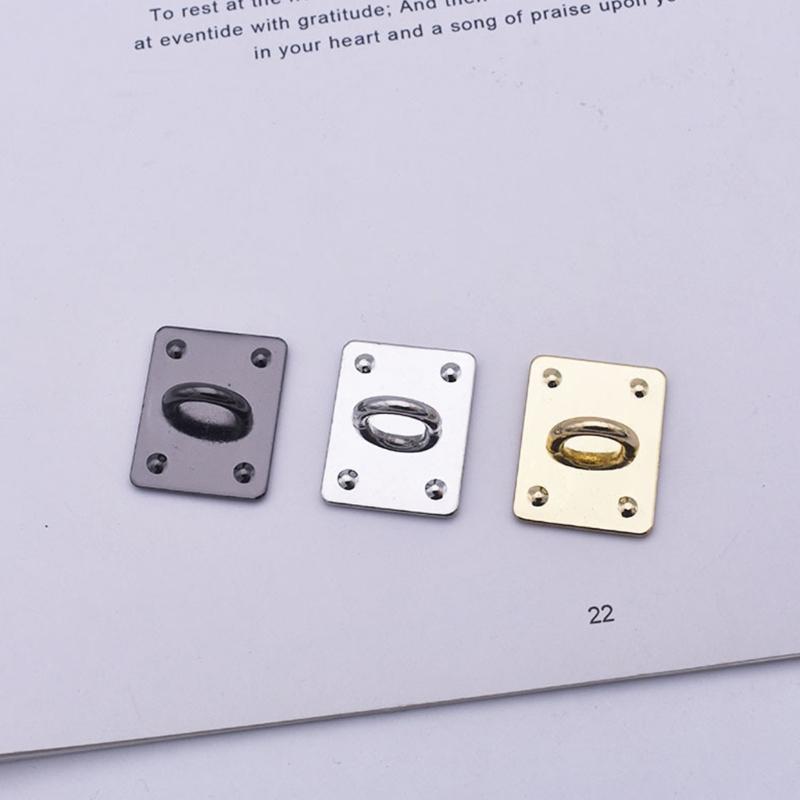 Diy Metal Flatback Heart Sticking Hooks Accessories for Jewelry Making Gold Silver Phone for Case Charms Connecting Clas