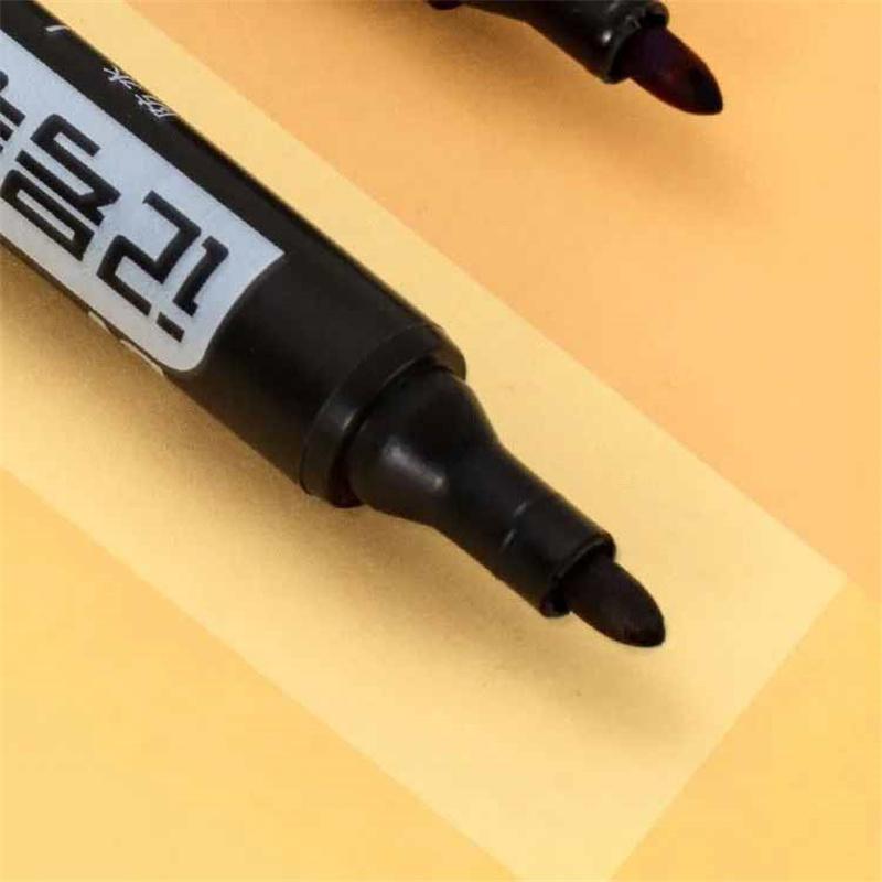 2mm Bold Tip Oil-Based Quick-Dry Waterproof Oil-Proof Permanent Marker for Plastic Metal & Wood Shipping Packaging & Coding
