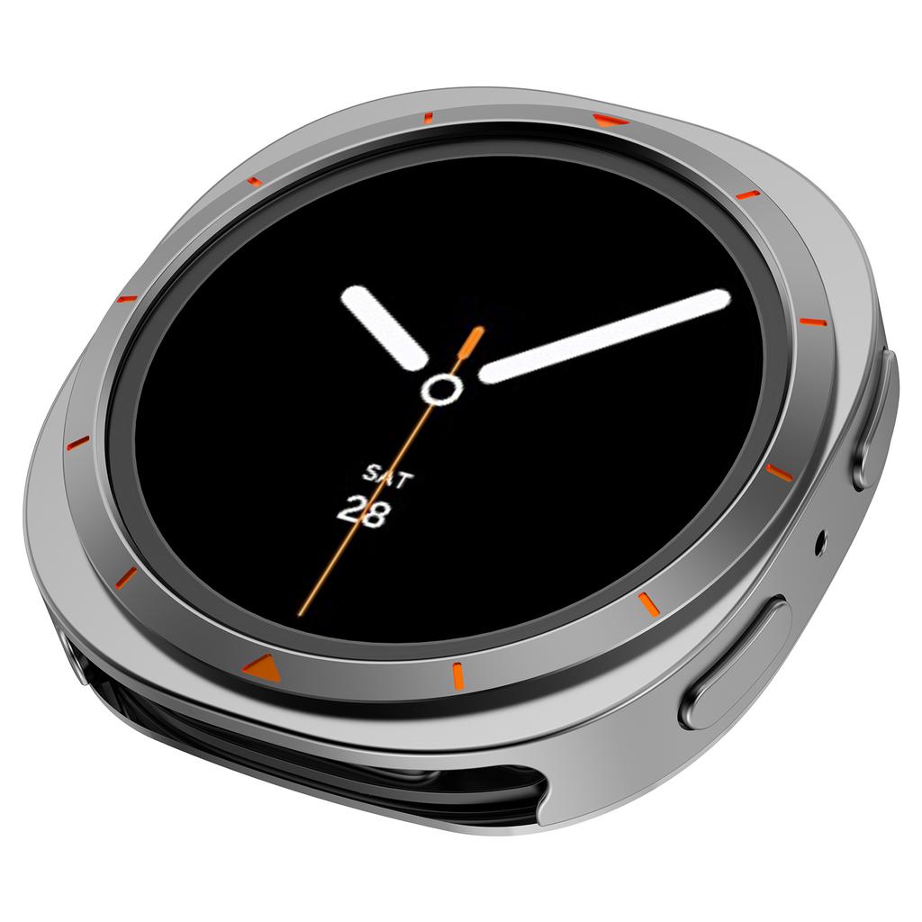 Samsung Galaxy Watch 8 44mm 40mm için Metal Kasa Paslanmaz Çelik Koruyucu Kapak Dayanıklı Tampon Kabuk Galaxy Watch 8 Koruyucu