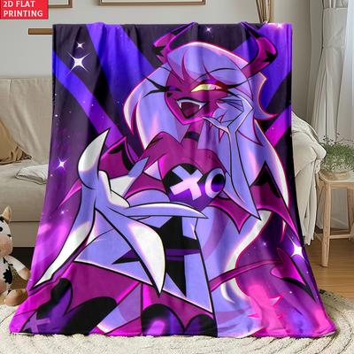 Anime Thin Flannel Blanket for Bedrooms,Living Rooms,Sofas Blankets,Offices,Lunch Breaks,Picnics,blankets Fluffy Blanket