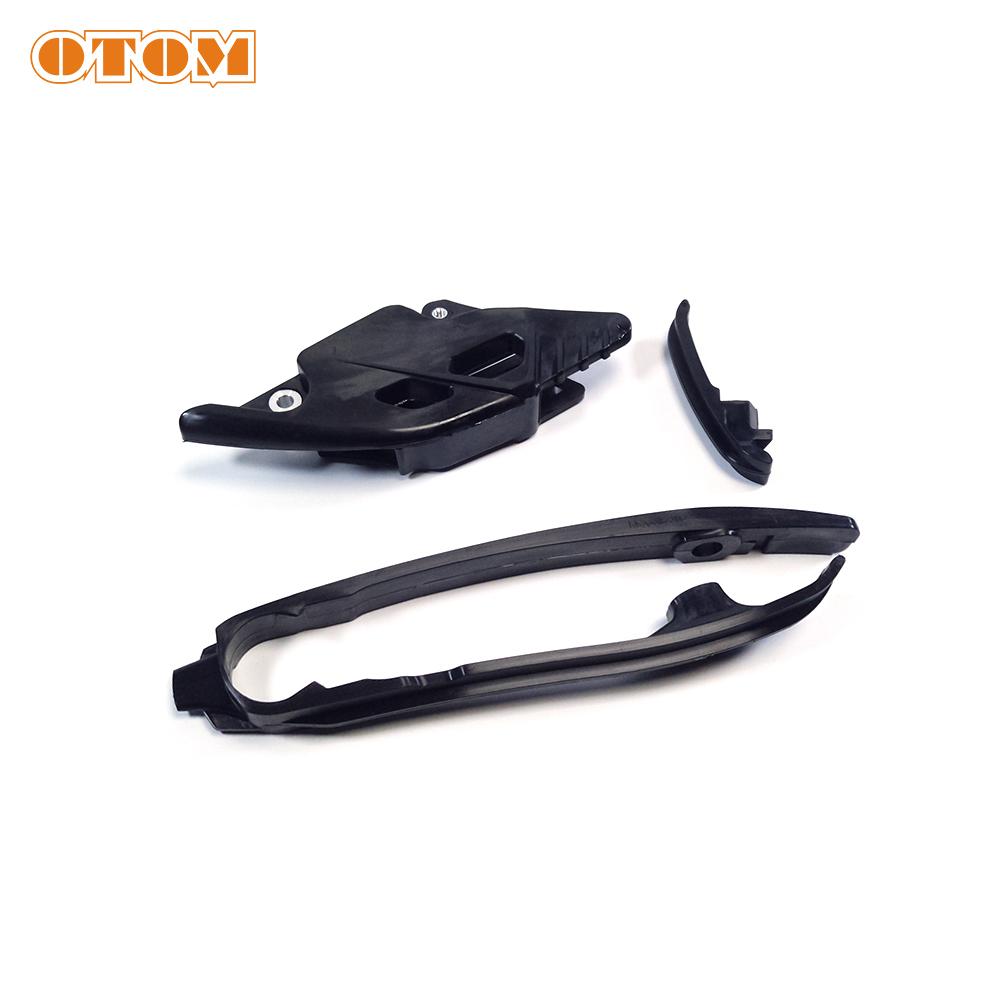 OTOM Motorcycle Swingarm Chain Slider Kit+Chain Guard Guide For KTM HUSQVARNA GASGAS SX SXF XC XCF EXC-F FC FE MC ECF 2023-2024