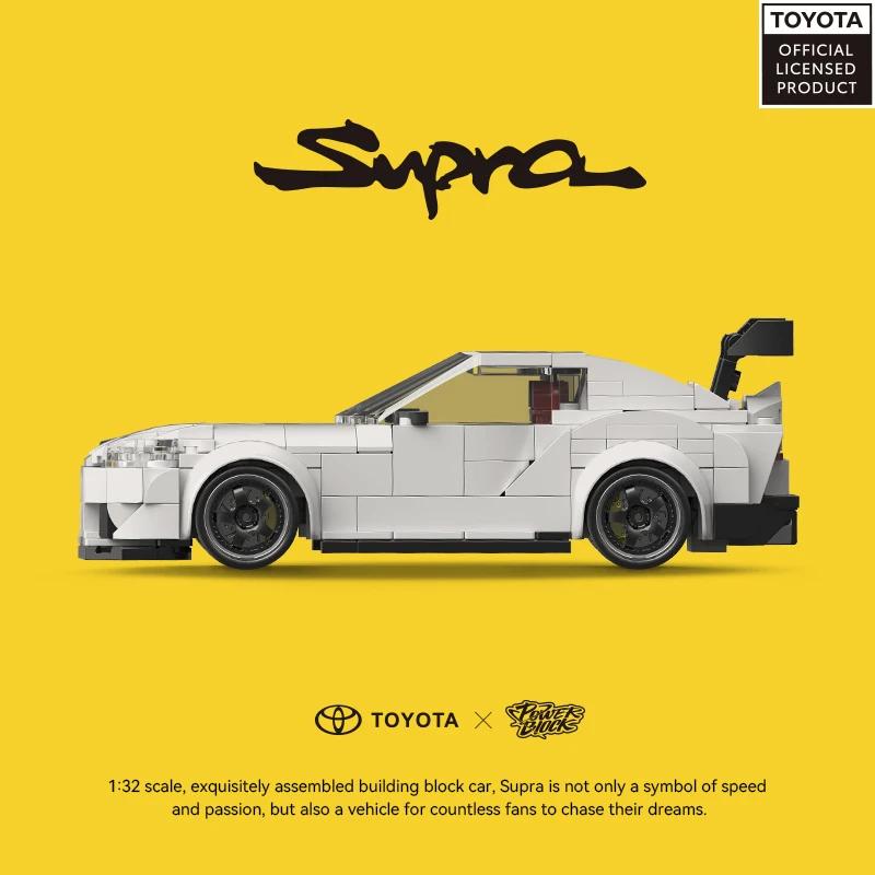 Ungiftige 367 Teile Toyota Supercar Bausteine Stadt Rennwagen Modellsteine Schreibtischdekoration Mit Displaybox Spielzeug Kinder Feiertagsgeschenke
