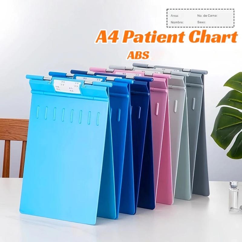 Thickened ABS Medical Record Folder Heavy Duty Patient Chart Splint for Hospital Clinic Doctor Office Use