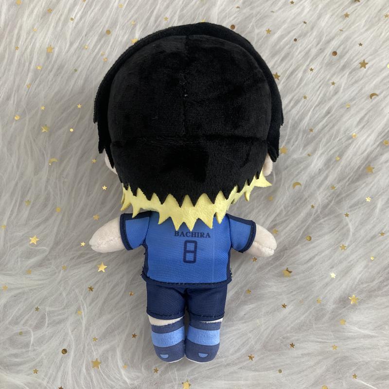Muñeco de Peluche Anime Blue Lock Isagi Yoichi 20cm Seishiro Nagi Reo Mikage Lindo Suave Almohada Rellena Regalo de Cumpleaños para Niños Cosplay