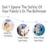 Non Slip Bath Mat Shower Mats With Feet Massage, Eco-friendly Pvc Anti Mould Bathroom Bathtub Mat Floor Massage Bathroom Mat With Suction Cups & Drain