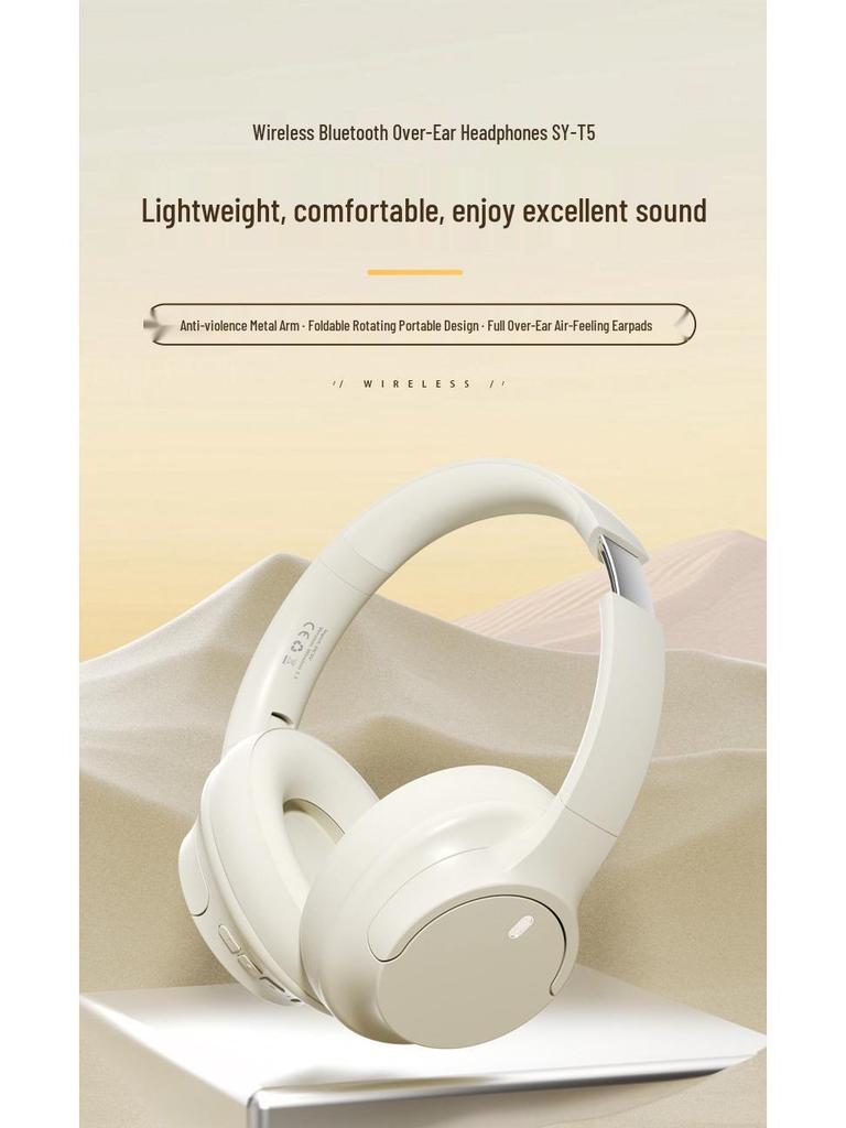 Universal Over-Ear Noise-Cancelling Wireless Bluetooth Headphones