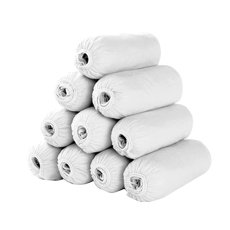 Thickened Non-Woven Disposable Shoe Covers - Extra Large, Full Elastic Fit for Adults and Children