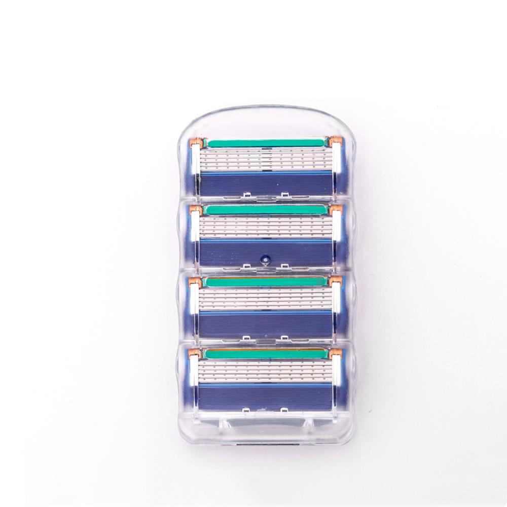 8Pcs/lot Excellent Shaving 5 Layers Razor Blades Compatible for Men Face Care