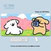 Extra-Large Heated Anti-Slip Cartoon Mouse and Keyboard Pad - Comfortable Desk Pad for Office & Gaming