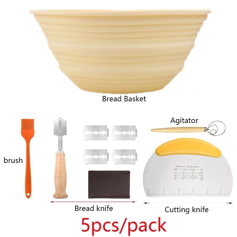 Noodle Pastry Silicone Bread Basket Collapsible Fermentation Bowl Bread Baking Supplies Dough Proofing Bowl Container for Bakers