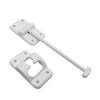 Three-Rod Plastic Door Bolt with 8 Screws for RVs & Outdoors