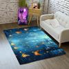 Butterfly Rug for Girls Bedroom - Floral Rugs for Living Room Dinning Room Butterfly Carpet Beautiful Flower Carpet Floor Mats