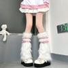 Womens Costume Buckle Faux Furs Warm Fuzzy Leg Warmers/Boot Sleeves/Boot Covers